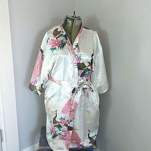 JAPANESE PEACOCK KIMONO WOMANS M
